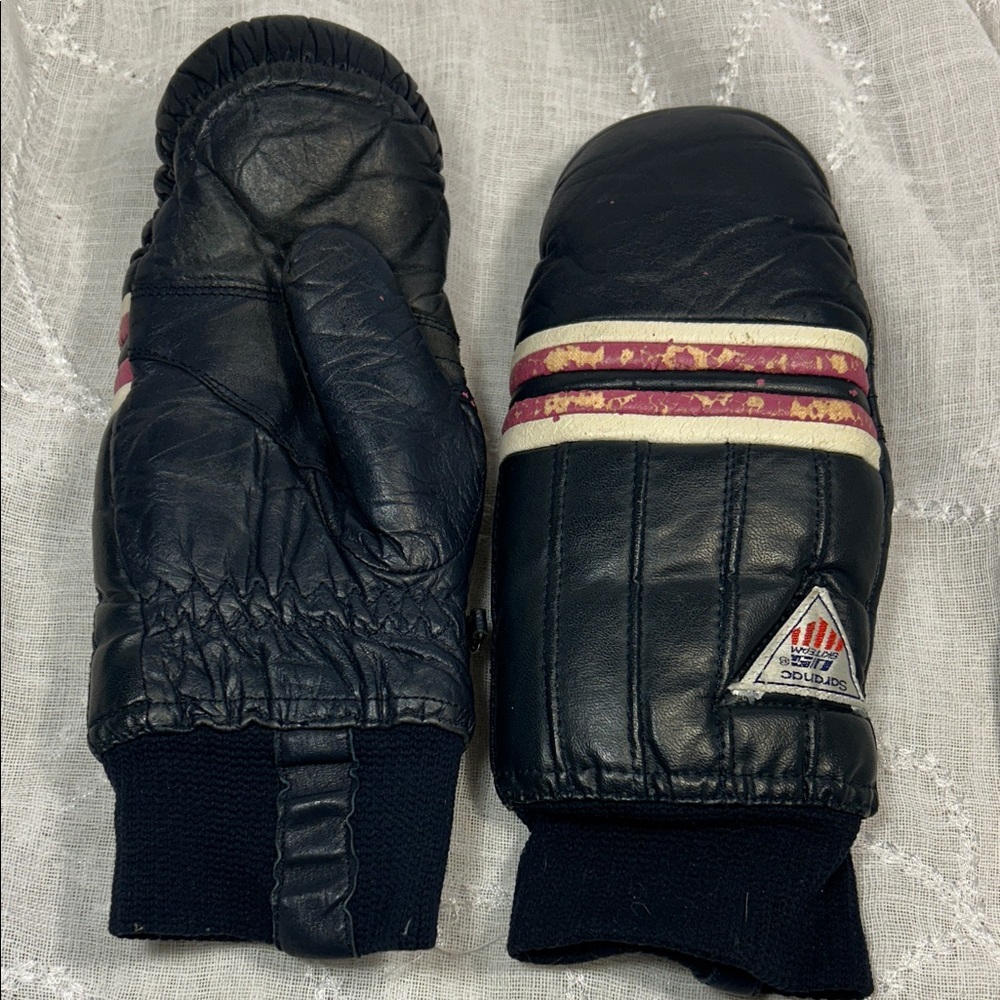 Saranac US ski team vintage mittens